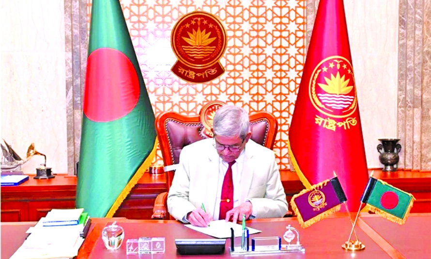 President begins official duties at Bangabhaban