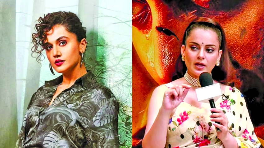 Taapsee Pannu hits back at  Kangana Ranaut's remark