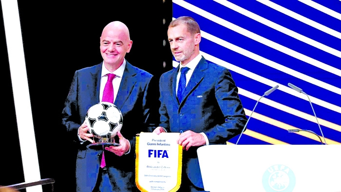 UEFA chief rules out bid to replace Infantino as FIFA president