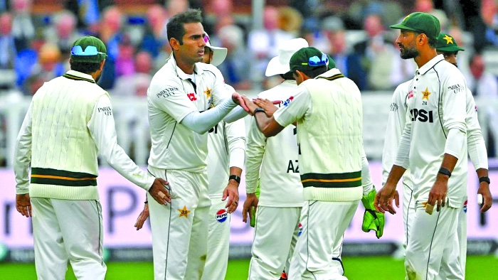 Pakistan bowlers  dominate England on a rain-hit first day