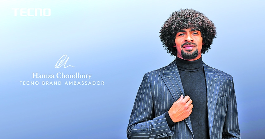 Hamza Choudhury cecomes brand ambassador for TECNO Bangladesh