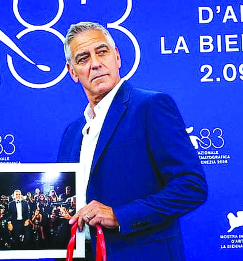 George Clooney tells Venice festival that AI threatens film and journalism