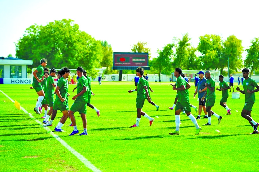 U-20 national booters hold recovery session after Syria setback 