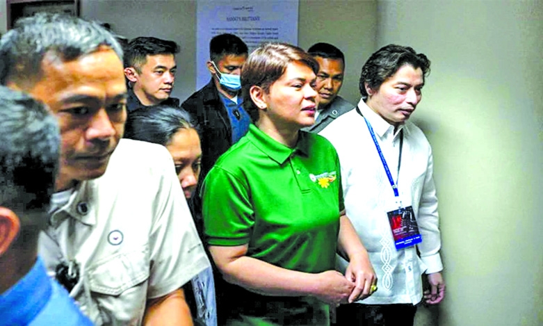 Philippine court  issues arrest warrant for VP Duterte