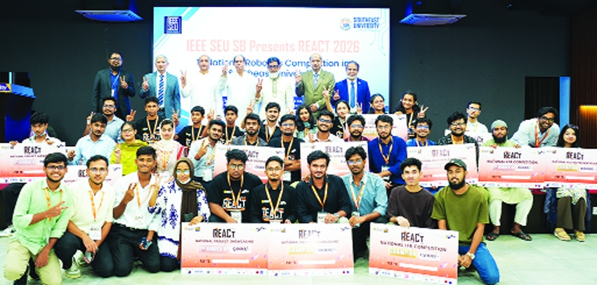 REACT 2026 ends at  Southeast University with prize-giving ceremony
