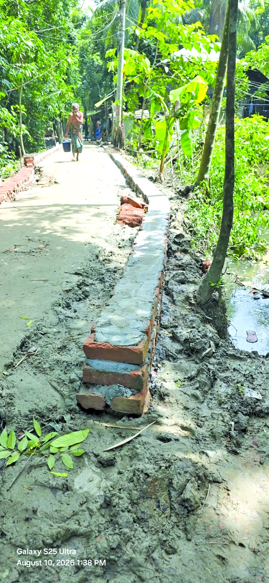 Substandard materials alleged in Nalchity COVID-19 road project