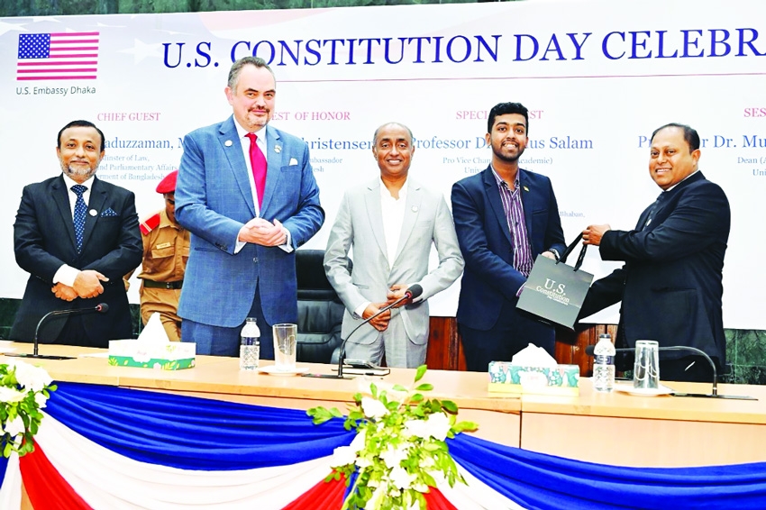 Event marking US Constitution Day held in Dhaka University