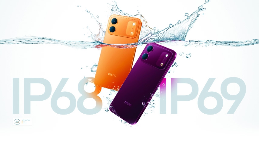 TECNO  launches SPARK 50c with IP68/IP69  protection
