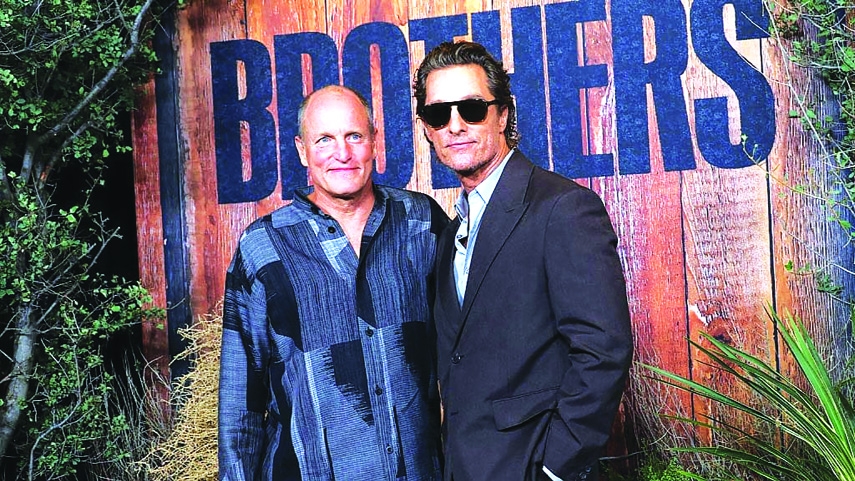 Are McConaughey and Harrelson really brothers?
