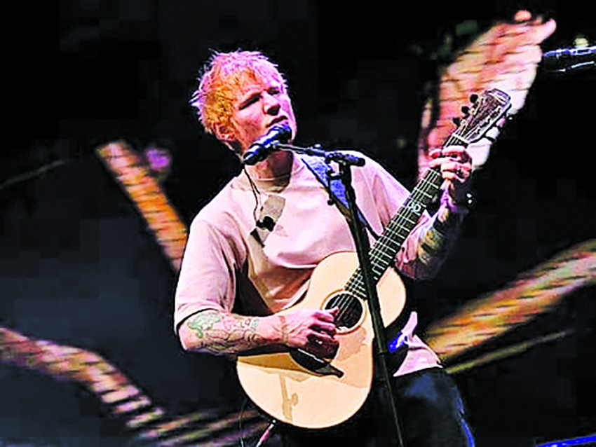 Ed Sheeran returns to stage amid Palestine controversy