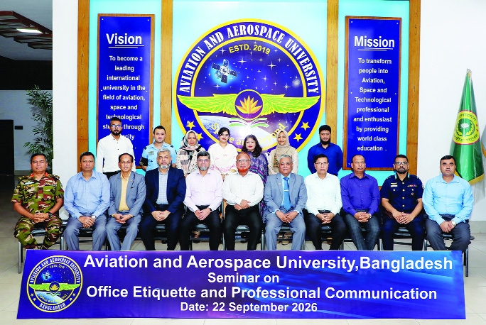 Seminar on Office Etiquette and Professional Communication held at AAUB