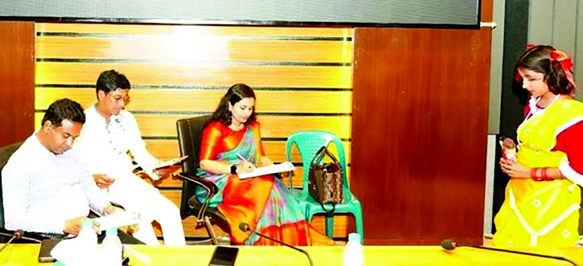 Cultural competition held in  Rajshahi marking Nazrul Year