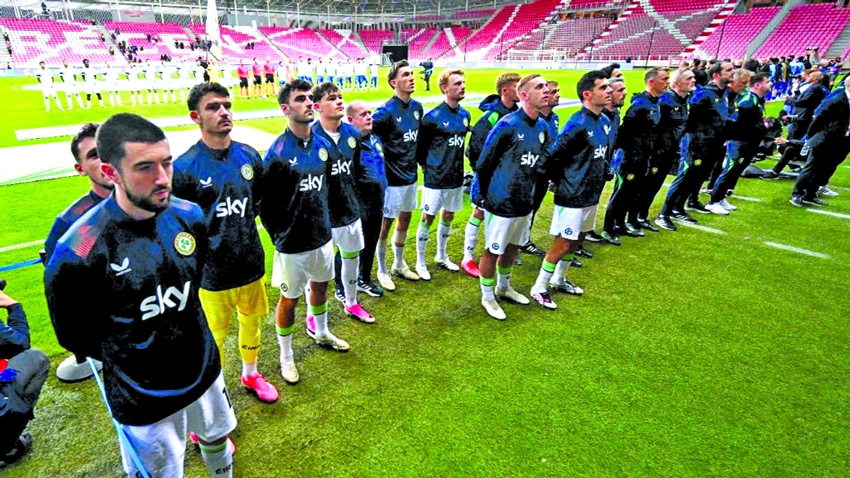 Ireland beat Israel but no handshakes due to war in Gaza