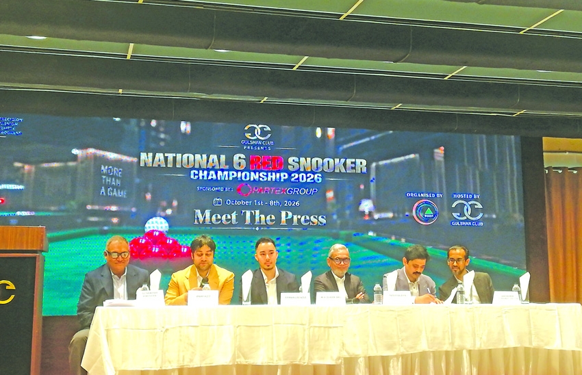 National 6 Red Snooker Championship inaugurates at Gulshan Club