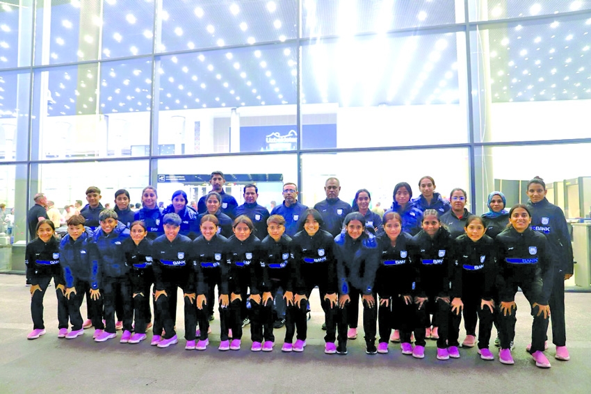 U-17 Women’s footballers safely arrives in Uzbekistan