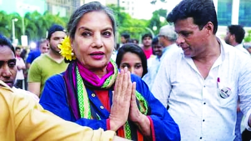 Shabana Azmi joins Cockroach Janta Party's Mumbai protest