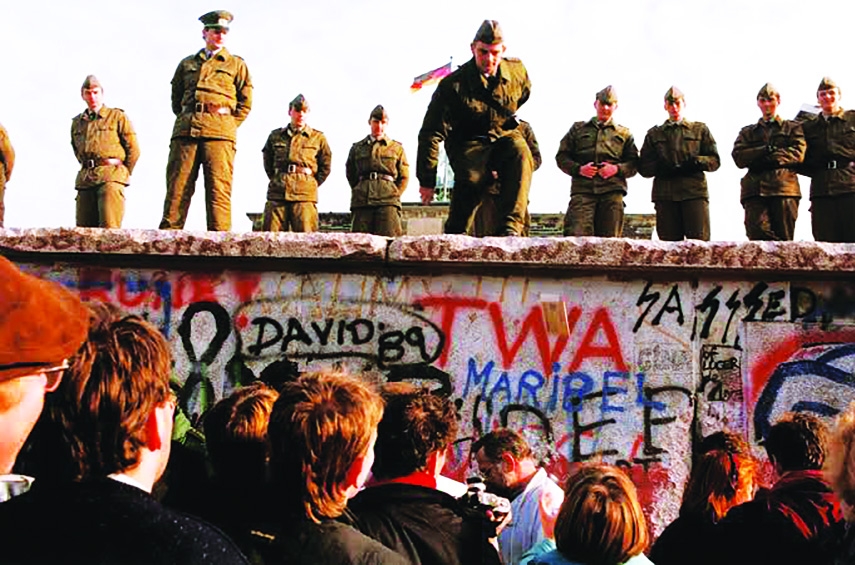 The Fall of the Berlin Wall and the Reunification of Two Germanies