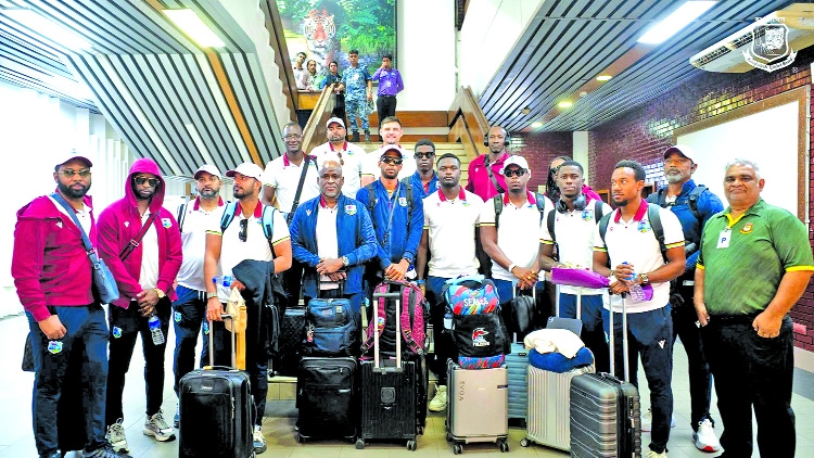 West Indies in Dhaka for Test series against Bangladesh