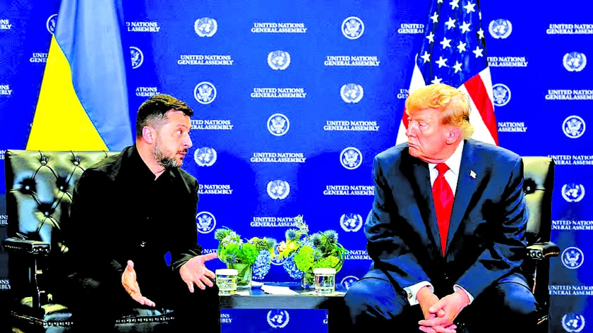 Ukraine's strikes  on Russian sites test  ties with Trump
