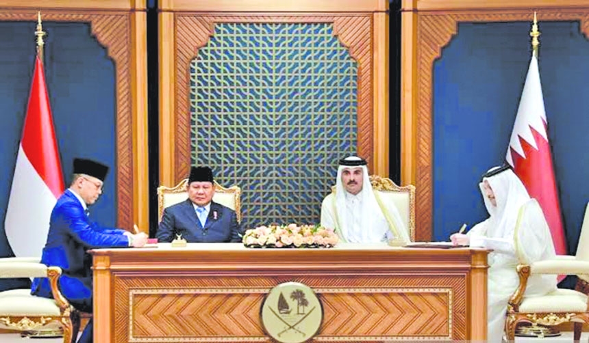 Indonesia and Qatar Agree to Bolster Defense Ties