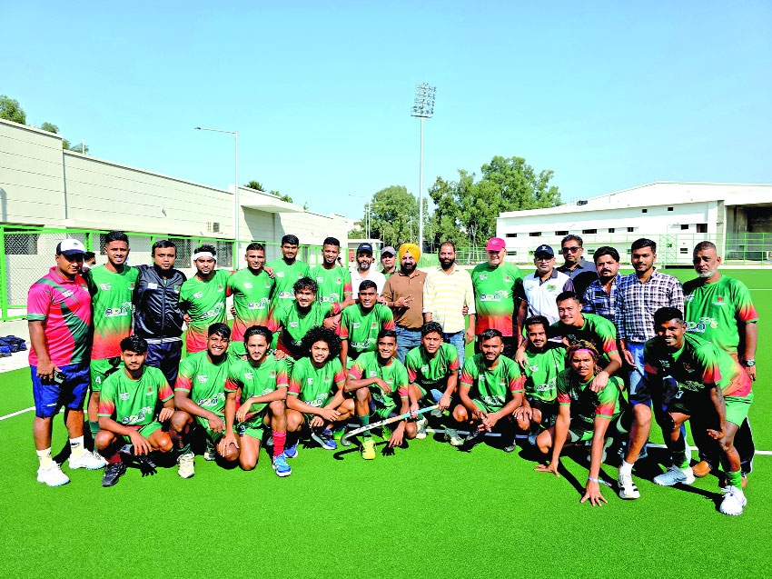 Bangladesh Hockey Team  continue practice in in Jalandhar