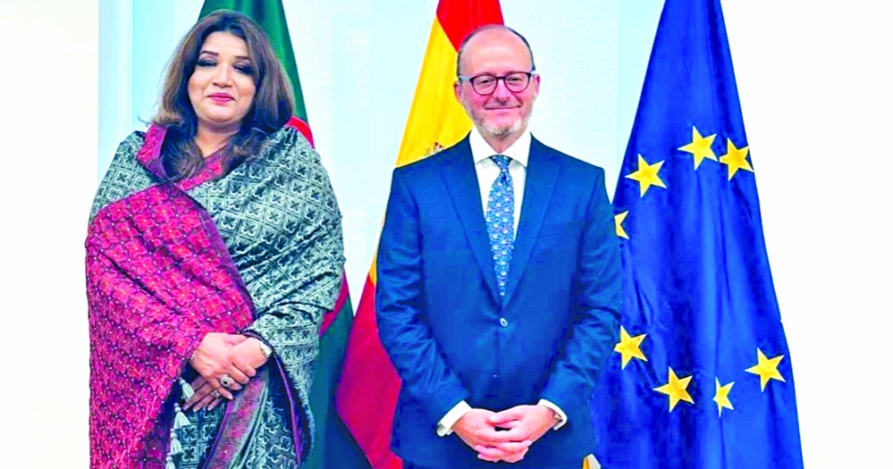 Bangladesh, Spain seek to boost trade, investment, cultural ties