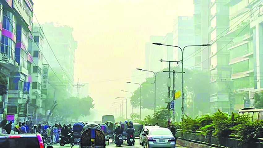 Dhaka's air quality unhealthy for sensitive groups