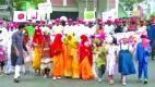 Jamaat brings out colourful Baishakhi rally