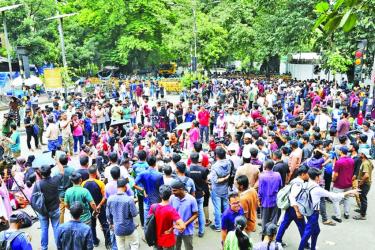 JnU protesters announce campus shutdown