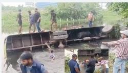 10 Injured as Bus Falls into Roadside Ditch on Dhaka–Chattogram Highway