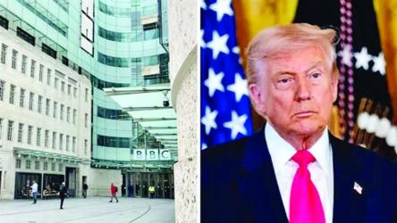 Trump says he will take legal action against BBC