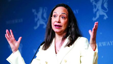 Machado eyes smooth transition after Maduro