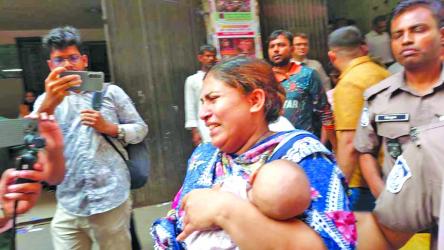 Jailed mom begs for her infant's life