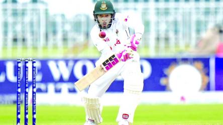Pakistan reaches 50-0 at tea after Bangladesh dismissed for 413