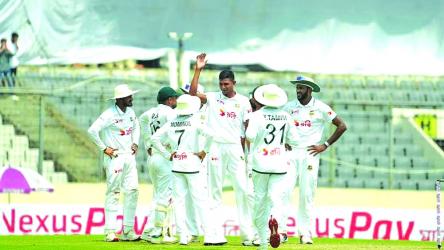 Nahid, Shanto outclass Pakistan  in 1st Test