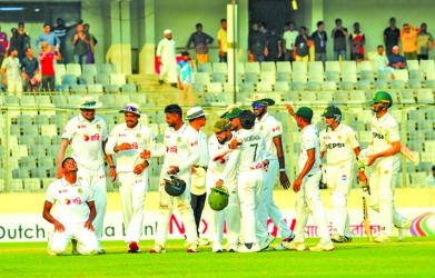 Feeling very proud the  way we played: Shanto