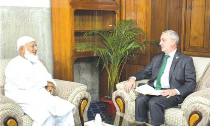 EU envoy meets opposition leader Dr Shafiqur Rahman