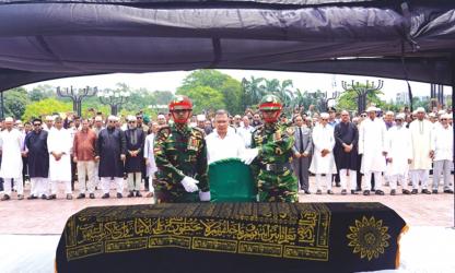 Mizanur Rahman Sinha\'s funeral rites held with due honour