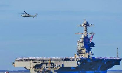 USS Gerald Ford aircraft carrier returns home after 326-day deployment