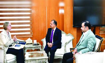 British envoy and Swiss Ambassador call on Zahir Uddin Swapan
