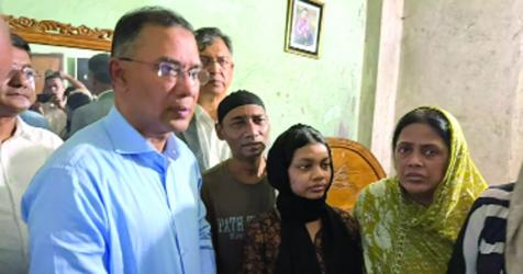 PM visits child rape victim Ramisa\'s residence