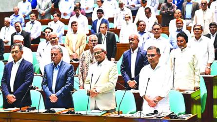Parliament Adopts Condolence Motions for Tofail Ahmed, Mosharraf Hossain, Noted Personalities