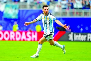 The Football World Witnessed  a New Version of Messi!