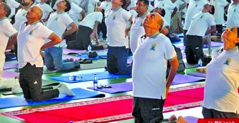Indian High Commission celebrates International Yoga Day in Bangladesh