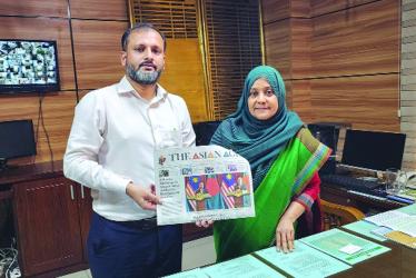 Asian Age Publisher calls on DFP chief