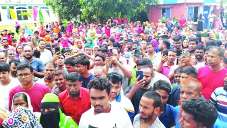 Laid Off Factories in Gazipur Anger 1800 Workers