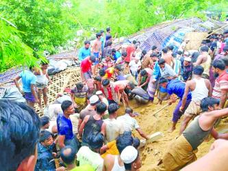 Landslide kills 8 at madrasa in Cox\'s Bazar Rohingya camp