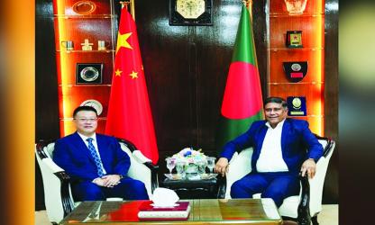 Chinese envoy meets PM\'s Defence Adviser