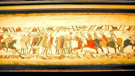 Bayeux Tapestry returns to Britain after nearly 1,000 years