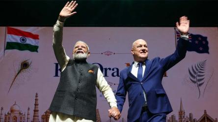 Luxon says New Zealand needs India in a ‘power-based’ world, after China’s missile test 